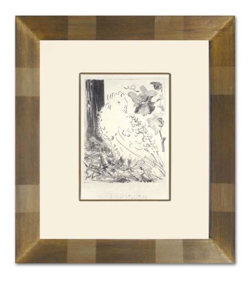 Picasso Animals 02 in a Deluxe Handmade Frame