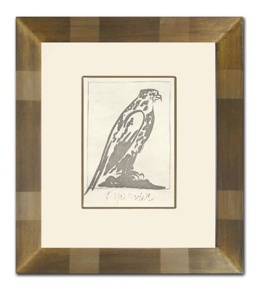 Picasso Animals 05 in a Deluxe Handmade Frame