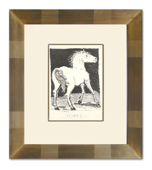 Picasso Animals 06 in a Deluxe Handmade Frame