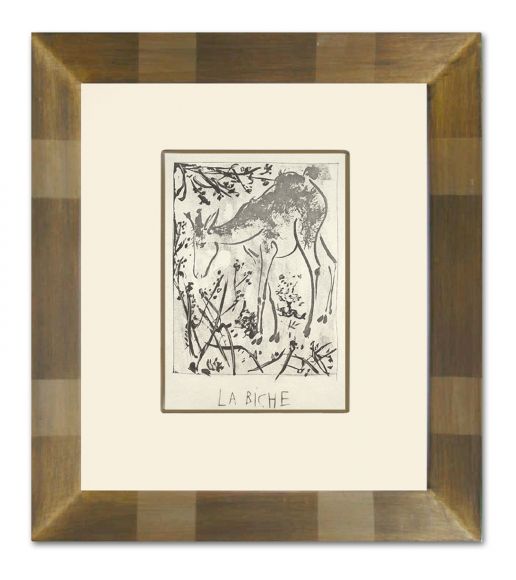 Picasso Animals 07 in a Deluxe Handmade Frame