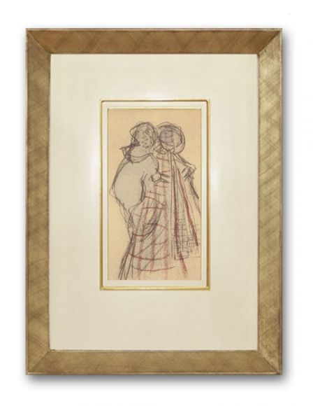 Picasso Sketch 24 in deluxe handmade frame.