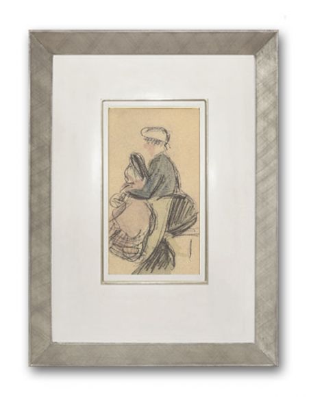 Picasso Sketch 18 in deluxe handmade frame.