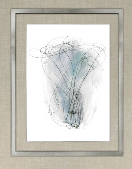 Spin between glass and acrylic in deluxe handmade frame