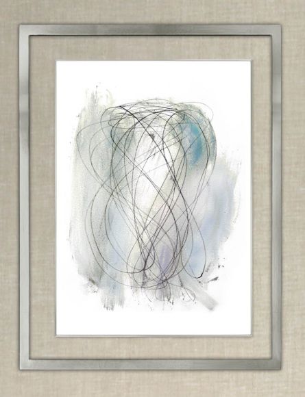 Spin between glass and acrylic in deluxe handmade frame