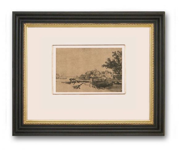 Rembrandt Drawing 03 in a Deluxe Handmade Frame