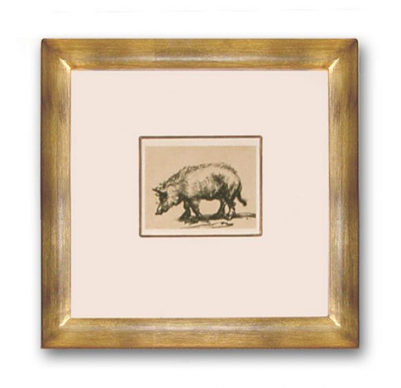 Rembrandt Drawing 02 in a Deluxe Handmade Frame