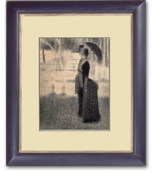 Georges Seurat 02 in a Deluxe Handmade Frame