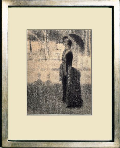 Georges Seurat 02 in a Deluxe Handmade Frame