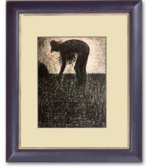 Georges Seurat 03 in a Deluxe Handmade Frame