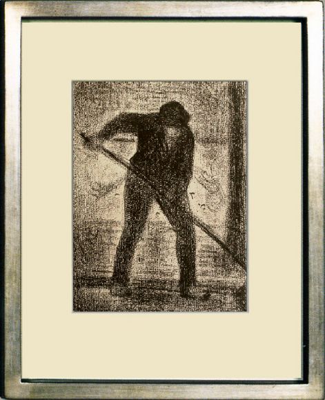 Georges Seurat 04 in a Deluxe Handmade Frame