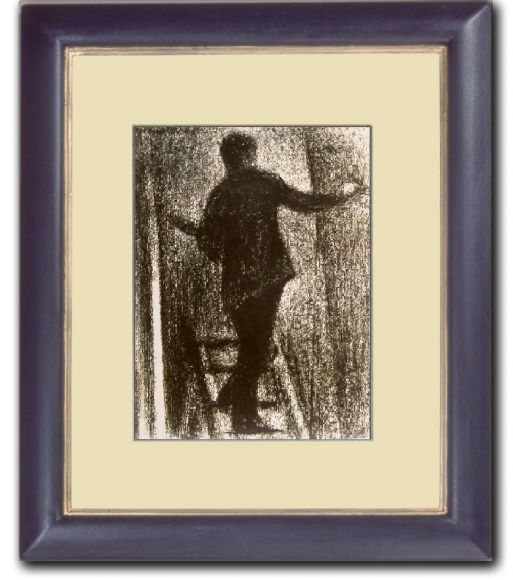 Georges Seurat 06 in a Deluxe Handmade Frame