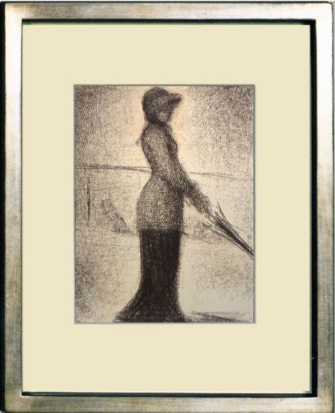 Georges Seurat 07 in a Deluxe Handmade Frame