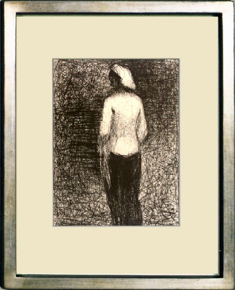 Georges Seurat 08 in a Deluxe Handmade Frame