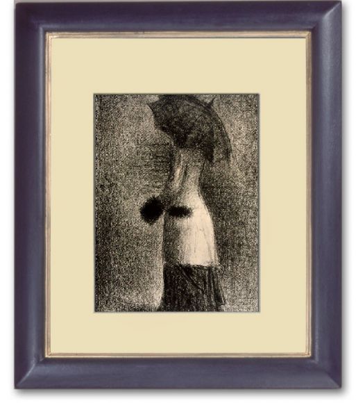 Georges Seurat 09 in a Deluxe Handmade Frame