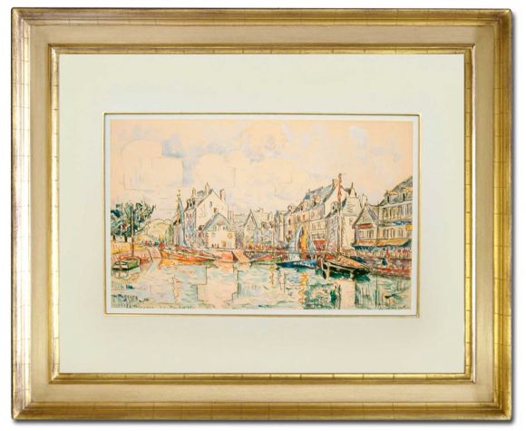 Signac Watercolour 11 in a Deluxe Handmade Frame