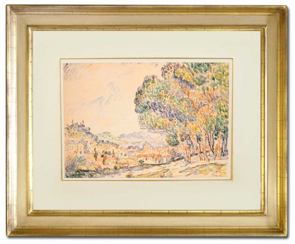 Signac Watercolour 12 in a Deluxe Handmade Frame