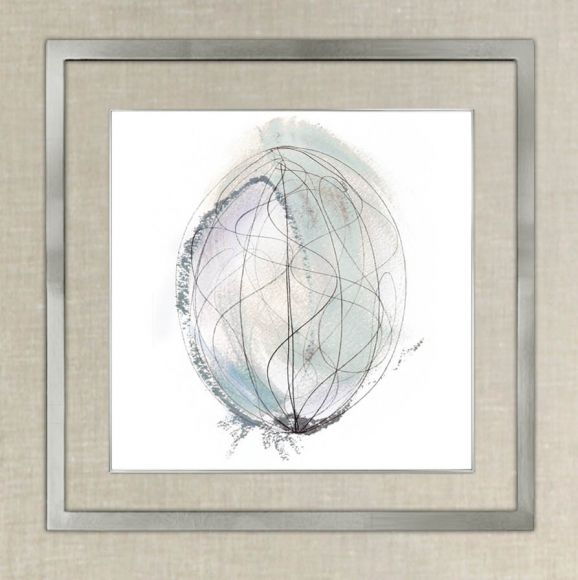 Spin between glass and acrylic in deluxe handmade frame