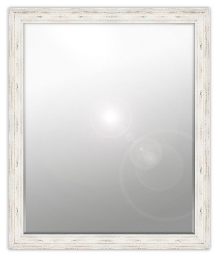 Anemon: 6mm Foil backed bevelled mirror in a standard factory frame