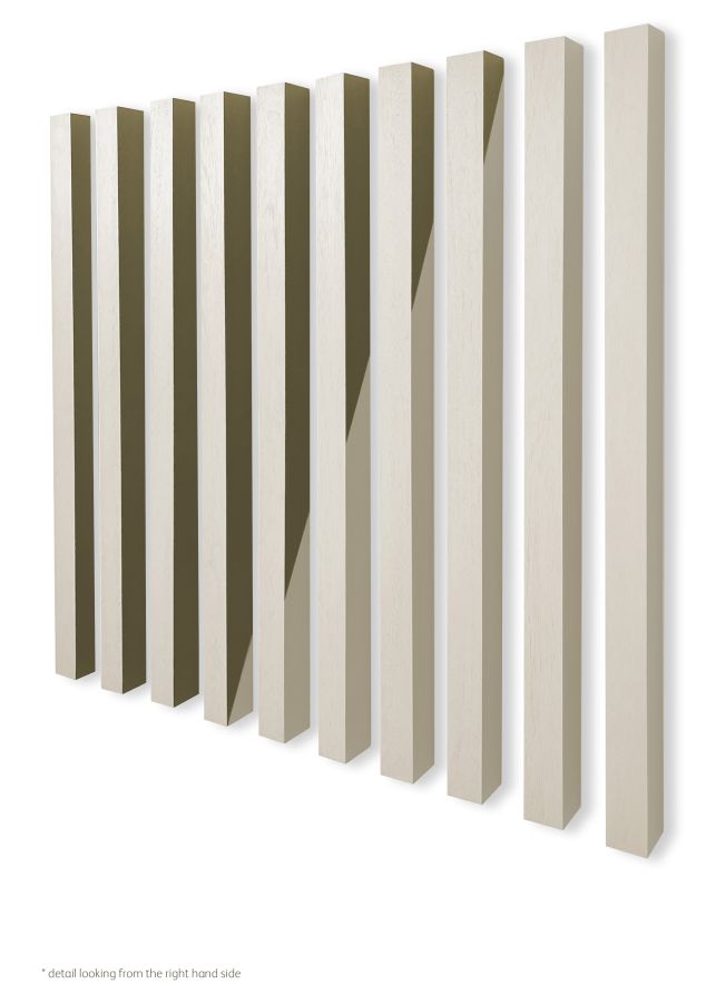 Pillar: Hand-painted Wall Sculpture - Set of 10